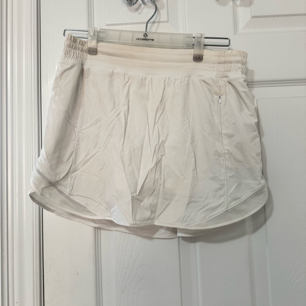 Lululemon hotty hot skort white